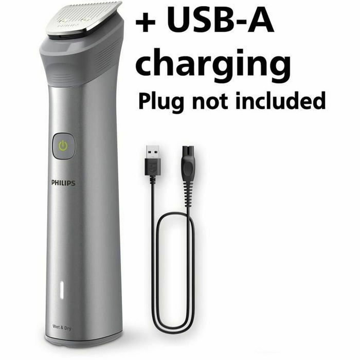Philips MG5920/15 Tondeuse Multi-Usage Acier Inoxydable Gris Grey Philips MG5920/15 Tondeuse Multi-Usage Acier Inoxydable Gris Grey