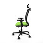 Piqueras Y Crespo Chaise de bureau Haches, mécanisme Sincro/Traslack, Pistacho/Noir