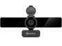 Sandberg Webcam USB-C/A Pro Remote 4K UHD avec micros stéréo à réduction de bruit et télécommande, cache de confidentialité