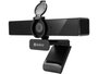 Sandberg Webcam USB-C/A Pro Remote 4K UHD avec micros stéréo à réduction de bruit et télécommande, cache de confidentialité