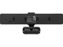 Sandberg Webcam USB-C/A Pro Remote 4K UHD avec micros stéréo à réduction de bruit et télécommande, cache de confidentialité