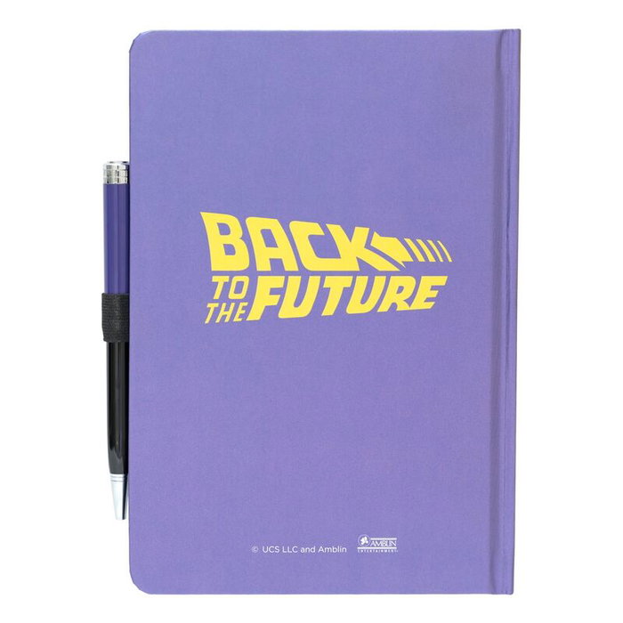 ERIK Carnet A5 premium Back to the Future - 96 pages avec couverture rigide, reliure collée, stylo assorti et poche intérieure ERIK Carnet A5 premium Back to the Future - 96 pages avec couverture rigide, reliure collée, stylo assorti et poche intérieure