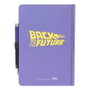 ERIK Carnet A5 premium Back to the Future - 96 pages avec couverture rigide, reliure collée, stylo assorti et poche intérieure