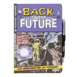 ERIK Cuaderno A5 premium + bolígrafo Regreso al Futuro