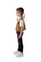 Creaciones Llopis T-5 Déguisement Hippie Enfant, Chaleco Peace, Taille M 11-13 Ans, Marron