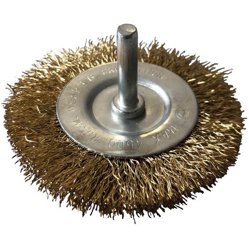 Haukka Brosse Métallique Circulaire Ø75mm Axe 6mm Haukka Brosse Métallique Circulaire Ø75mm Axe 6mm