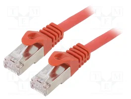 GEMBIRD Cordon de raccordement Cat 6a S/FTP rouge 2m RJ45