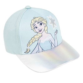 Cerdá Gorra Visera Curva Aplicaciones Frozen 53 cm - Casquette à visière courbée avec applications Frozen pour enfant - Bleu