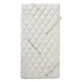 P'Tit Lit - Matelas Bébé Coton Bio 60x120 cm - Housse 100% Coton Délavable - Mousse Polyuréthane 23kg/m3 - Sans Traitement Chimique - Déhoussable