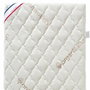 P'TIT LIT Matelas Bébé Coton Bio 60x120x10 cm Blanc