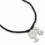 THE CARAT SHOP Collier Pendentif Silhouette Barbie en Argent 925