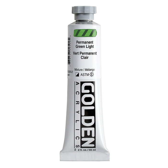 Golden Peinture Acrylique Heavy Body Vert Permanent Clair 59 ml Golden Peinture Acrylique Heavy Body Vert Permanent Clair 59 ml