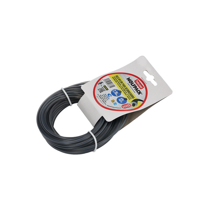 WOLFPACK LINEA PROFESIONAL Fil Nylon Rond Professionnel 2,7mm 12m