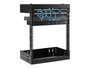 StarTech.com Rack mural 12U 19 pouces RK12WALLOA Profondeur ajustable 12-20 pouces 90 kg Acier noir