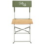 Home Deco Factory Chaise Plegable Verde Bella Vit