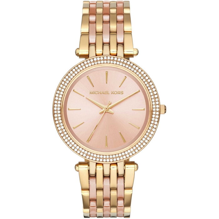 Michael Kors MK3507 Dorée avec Cadran Rose Michael Kors MK3507 Dorée avec Cadran Rose