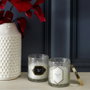 Home Deco Factory Bougie Parfumée en Verre Décoré