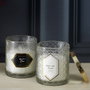 Home Deco Factory Bougie Parfumée en Verre Décoré