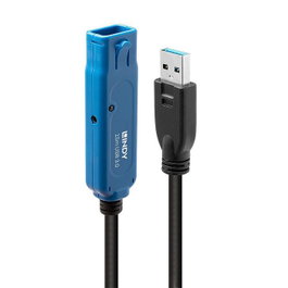 Lindy Rallonge active Pro USB 3.0, 15m, Noir