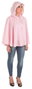 BigBuy Carnival Cape Rose Courte pour Adultes Taille M/L