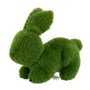 BigBuy Outdoor Figurine Décorative Lapin en Polypropylène et Gazon Artificiel 30 x 55 x 38 cm
