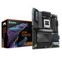 Gigabyte X870E AORUS PRO Carte mère AMD Socket AM5 (ATX) - Support AMD Ryzen 9000, DDR5 8000MHz (OC), 16+2+2 Phases VRM, Wi-Fi 7, USB4, 2.5 GbE, 4x M.2
