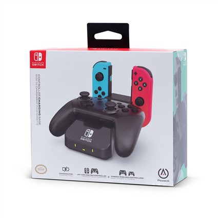 PowerA 1525991|01 Hub de Charge Nintendo Switch - Compatible Joy-Con et Manettes Pro sans fil - Chargeur Officiel LED PowerA 1525991|01 Hub de Charge Nintendo Switch - Compatible Joy-Con et Manettes Pro sans fil - Chargeur Officiel LED
