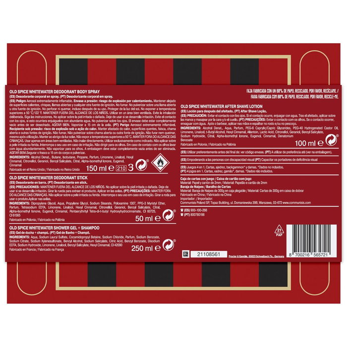 Old Spice Whitewater Étui 4 pièces