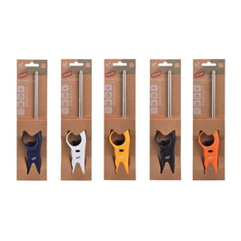 Briquet électronique de cuisine rechargeable couleurs assorties emballage éco
