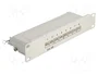 DELOCK Panneau de brassage Cat 6a 8 ports RJ45 10 pouces 1U