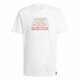 T-shirt à manches courtes homme Adidas Codes Bos Graphic Blanc