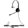 Jabra Biz 2300 - Micro-casque filaire mono USB pour centre de contact, certifié Skype for Business, réduction de bruit et confort optimisé