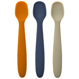 Tom et Zoe Jeu de 3 cuillères en silicone