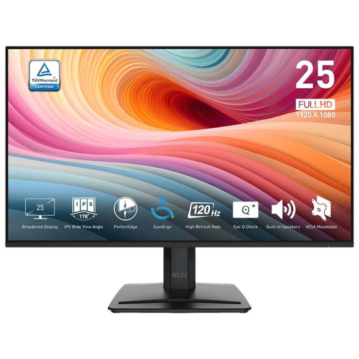 MSI MP251 24.5 pouces Moniteur FHD IPS 120Hz 1ms 1920x1080 HDMI DisplayPort Haut-parleurs MSI MP251 24.5 pouces Moniteur FHD IPS 120Hz 1ms 1920x1080 HDMI DisplayPort Haut-parleurs