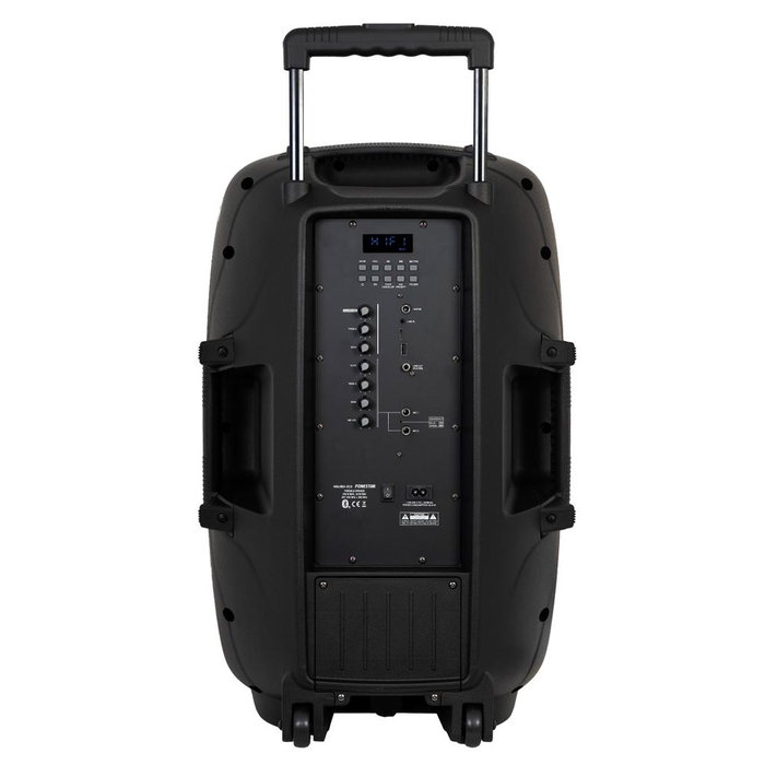 Fonestar Malibu - 315 Enceinte Portative Bluetooth USB MicroSD FM avec 2 Micros UHF et Batterie 250W