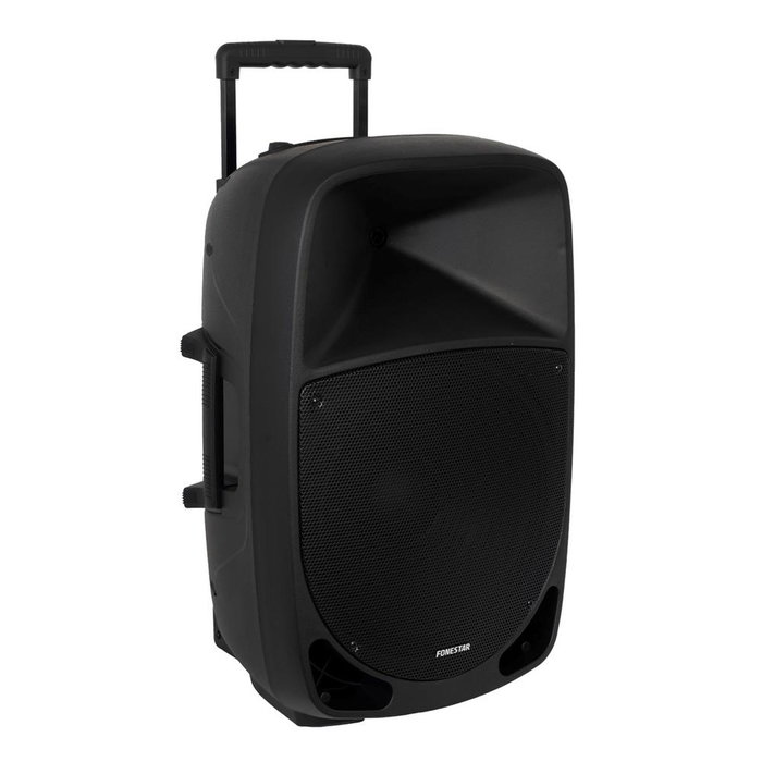 Fonestar Malibu - 315 Enceinte Portative Bluetooth USB MicroSD FM avec 2 Micros UHF et Batterie 250W