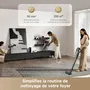 Dreame Z10 Aspirateur Balai Sans Fil 210 AW avec Filtration HEPA H14 99,99%, Détection de Poussière et Réglage Automatique de l'Aspiration - Multisurface
