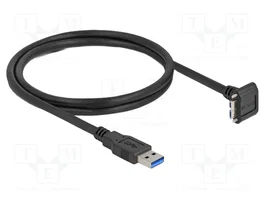 DELOCK Câble USB A vers USB B micro 90° haut/bas 1m noir