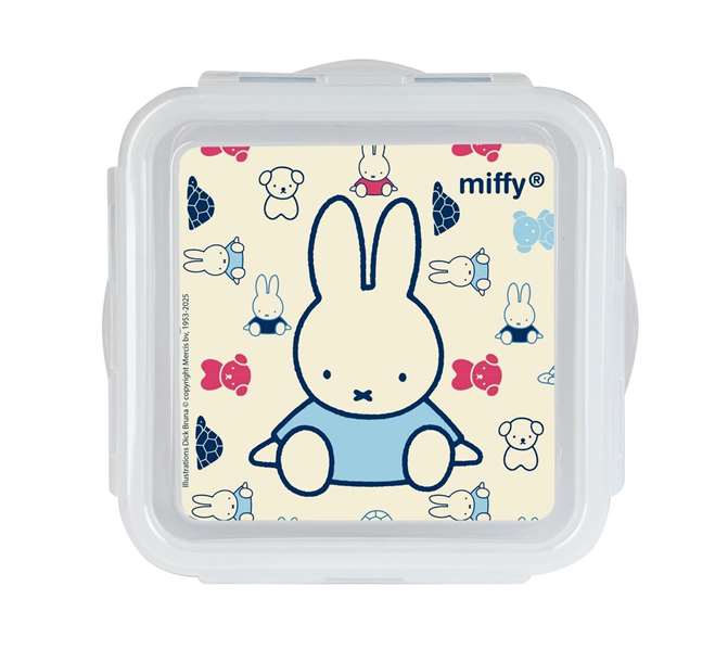 Safta Boîte repas isotherme Miffy "Buddy" 13 x 7.5 x 13 cm - Pour enfants à partir de 3 ans