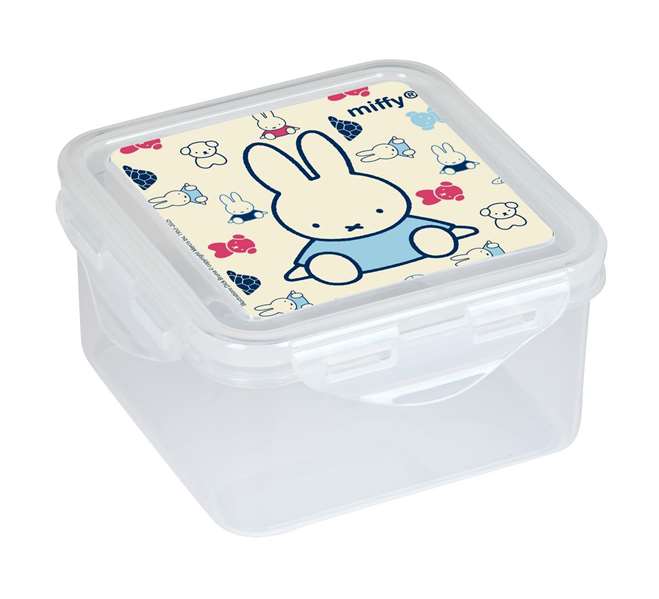 Safta Boîte repas isotherme Miffy "Buddy" 13 x 7.5 x 13 cm - Pour enfants à partir de 3 ans