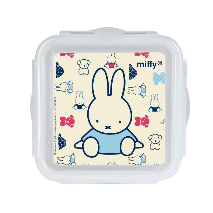 Boîte à lunch Miffy Buddy Beige Polyester 13 x 7.5 x 13 cm Boîte à lunch Miffy Buddy Beige Polyester 13 x 7.5 x 13 cm