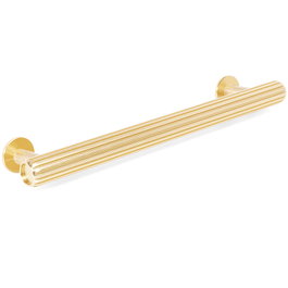 VIEFE Tirador Rille T en aluminium, finition laiton foncé brossé, 160 mm