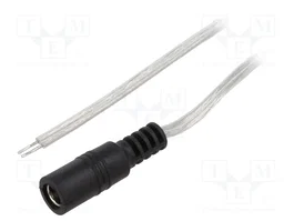 BQ CABLE Câble d'alimentation DC plat 3m, DC 5,5/2,1 socle droit