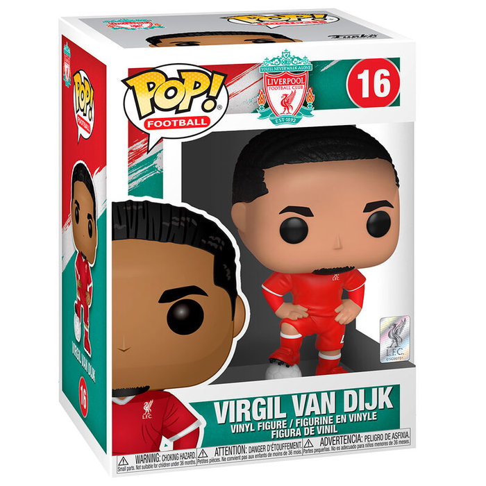 Funko POP! Liverpool F.C. Virgil van Dijk Figurine en Vinyle 9 cm Funko POP! Liverpool F.C. Virgil van Dijk Figurine en Vinyle 9 cm