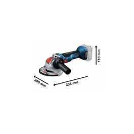 Bosch Professional Meuleuse angulaire sans fil GWX 18V-10, 1000 W, 125 mm, système X-LOCK, sans batterie