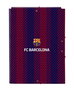 Safta - Chemise à rabats F.C. Barcelona - 3 compartiments - Format folio (26x33,5x2,5 cm)