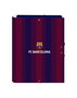 Safta - Chemise à rabats F.C. Barcelona - 3 compartiments - Format folio (26x33,5x2,5 cm)
