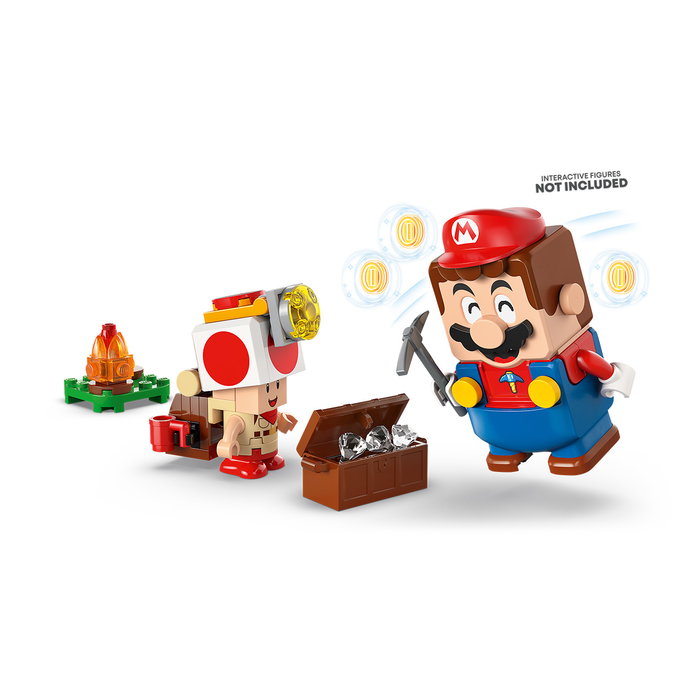 Lego Super Mario - Set de Construction 72040 Camping avec le Capitaine Toad - Tente, Pont, Trésor, Figurines Goomba et Navet