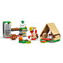 Lego Super Mario - Set de Construction 72040 Camping avec le Capitaine Toad - Tente, Pont, Trésor, Figurines Goomba et Navet