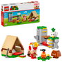 Lego Super Mario - Set de Construction 72040 Camping avec le Capitaine Toad - Tente, Pont, Trésor, Figurines Goomba et Navet